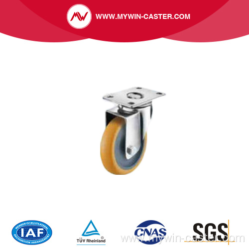 medium duty pu Stainless steel casters